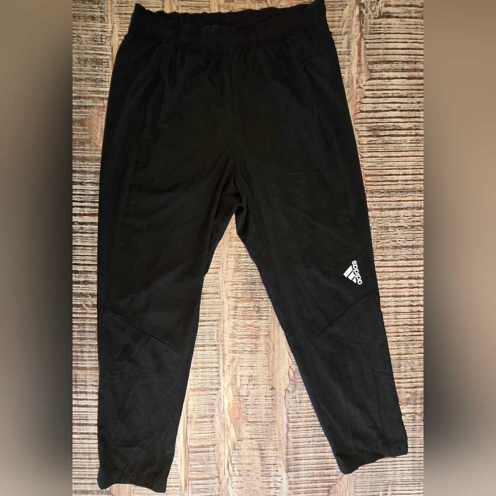Adidas Mens Black Athletic Pants